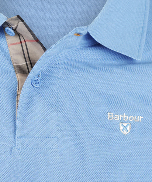 Barbour Tartan Pique Polo | Blue