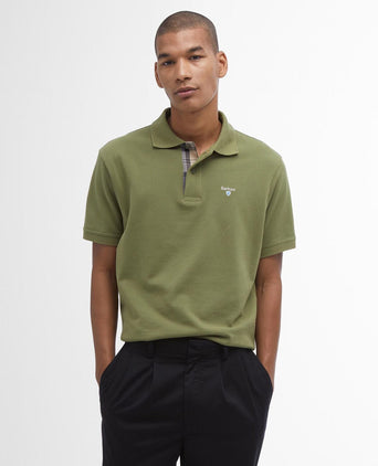 Barbour Tartan Pique Polo | Green
