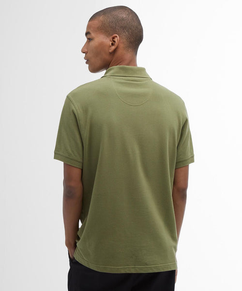 Barbour Tartan Pique Polo | Green