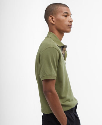 Barbour Tartan Pique Polo | Green