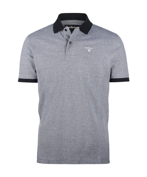 Barbour Polo Essential Sports Mix | Navy Blauw