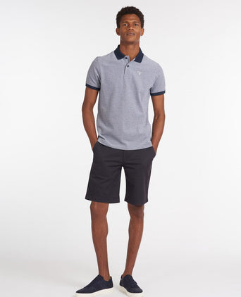 Barbour Polo Essential Sports Mix | Navy Blauw