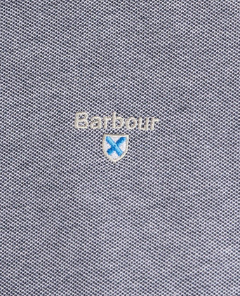 Barbour Polo Essential Sports Mix | Navy Blauw