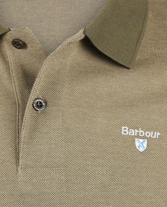 Barbour Polo Essential Sports Mix | Groen
