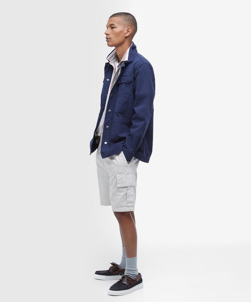Barbour Grindle Cargo Overshirt | Navy Blue