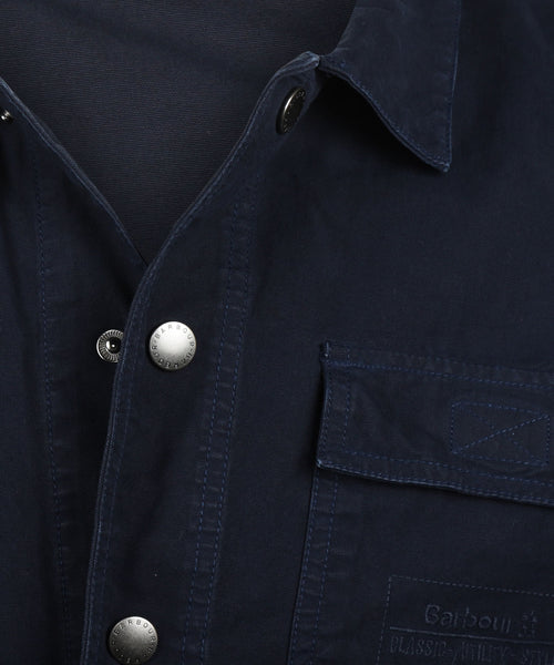 Barbour Grindle Cargo Overshirt | Navy Blue