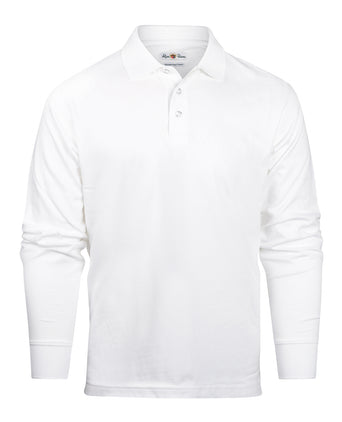 Reed Polo Long Sleeve | White