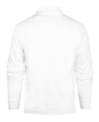 Reed Polo Long Sleeve | White