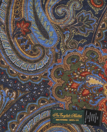 Sjaal Wol/Cashmere/Zijde | Blauw