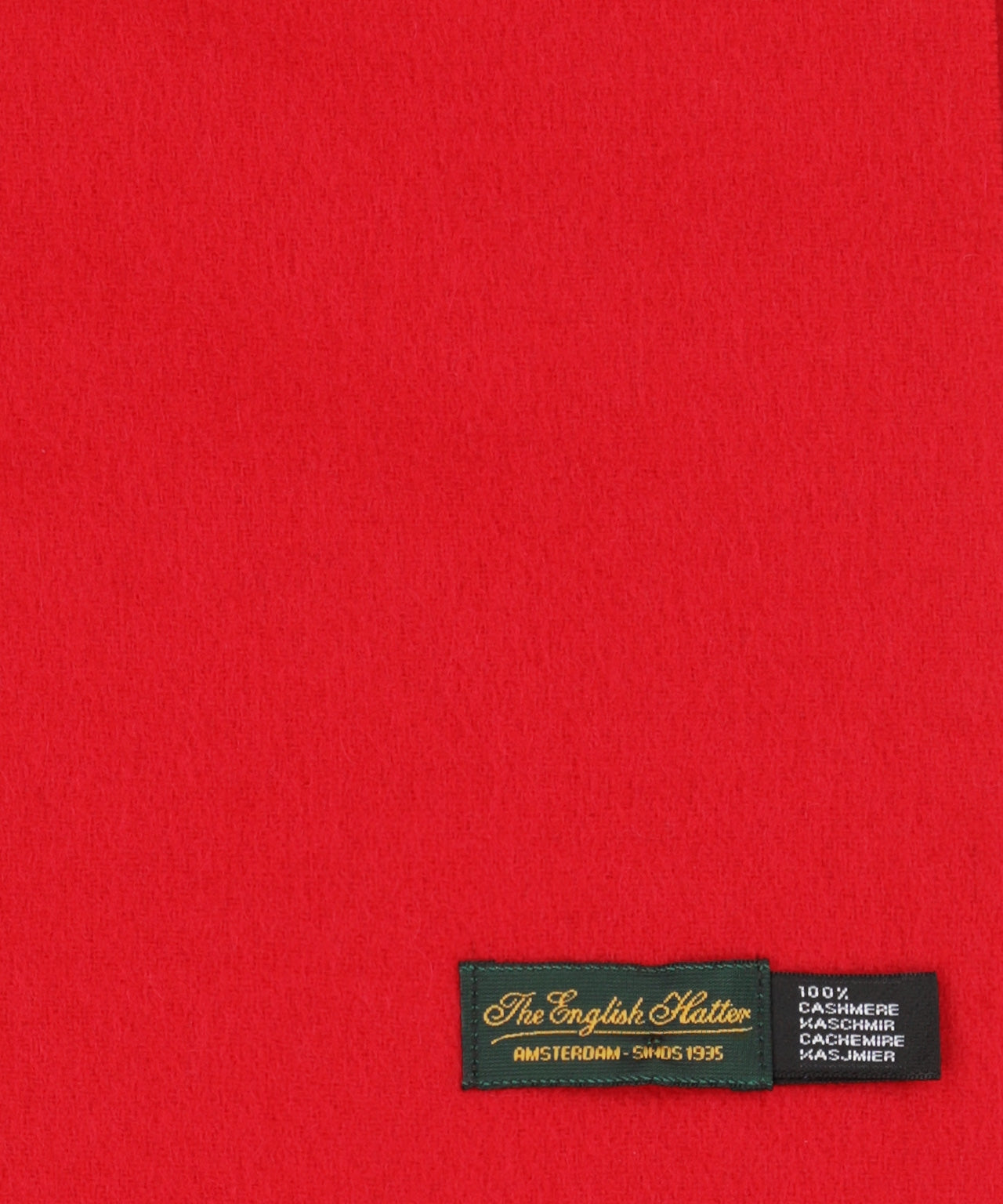 Sjaal 100% Cashmere | Rood