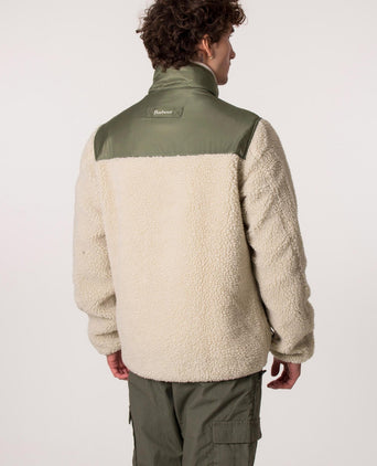 Barbour Axis Fleece Jacket | Ecru