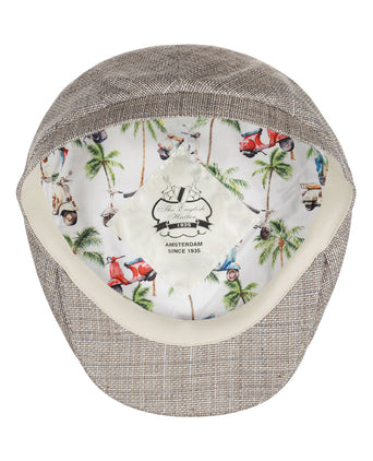 Klassieke Cap Katoen/Linnen | Bruin