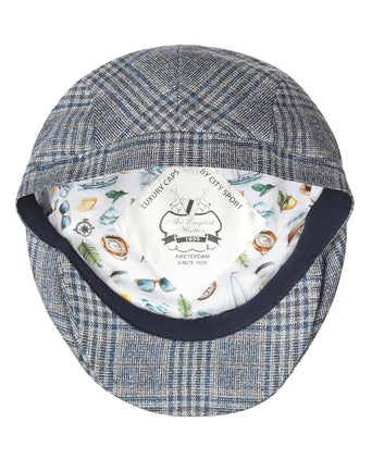 Klassieke Cap Zijde/Wol | Blauw