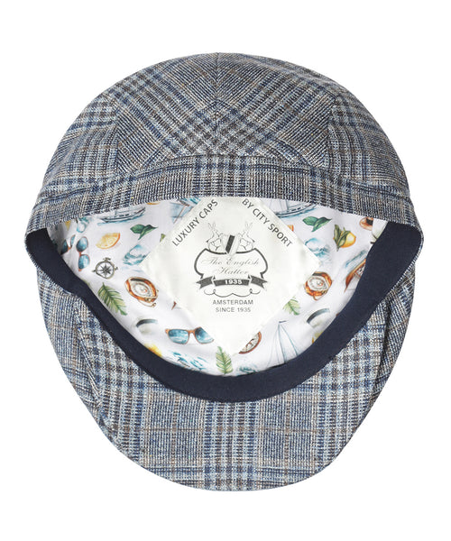 Klassieke Cap Zijde/Wol | Blauw