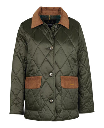 Barbour Bragar Quilt Dames | Olive