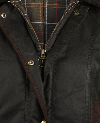 Barbour Bower Wax Jacket Dames | Groen