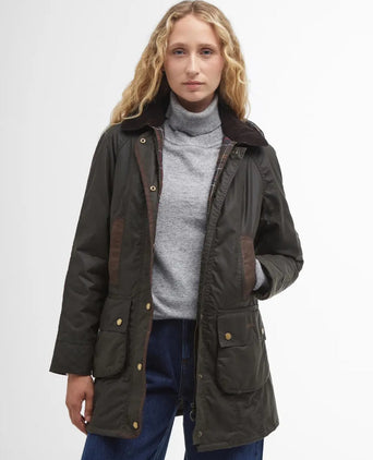 Barbour Bower Wax Jacket Women | Green