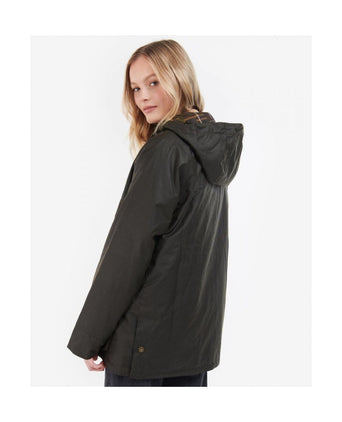 Barbour Arley Wax Jacket Dames | Olive