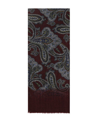 Sjaal Wol 70X180 CM | Bordeaux Rood