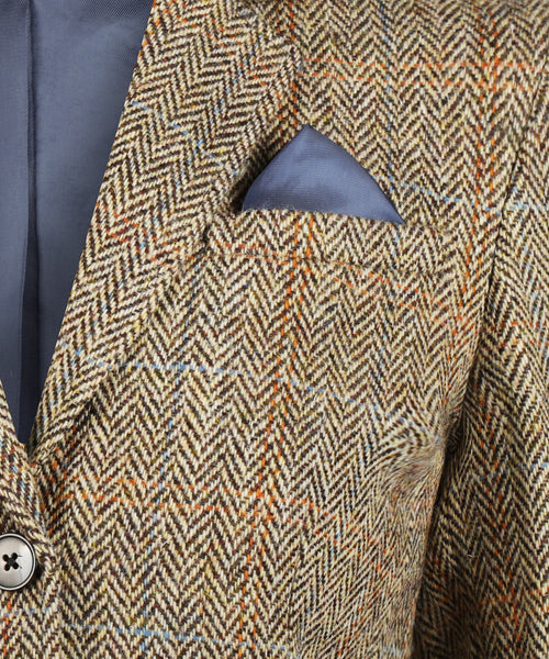 Harris Tweed Blazer Women | Brown