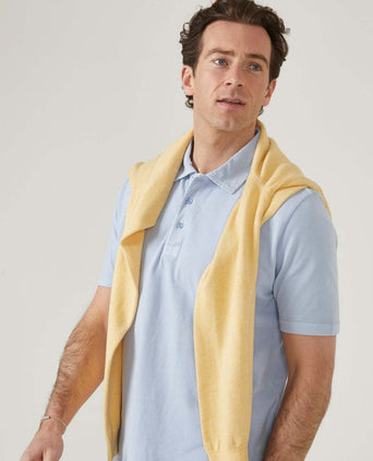 Casual Jersey Polo Short Sleeve | Blue