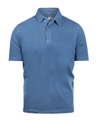 Casual Jersey Polo Short Sleeve | Blue