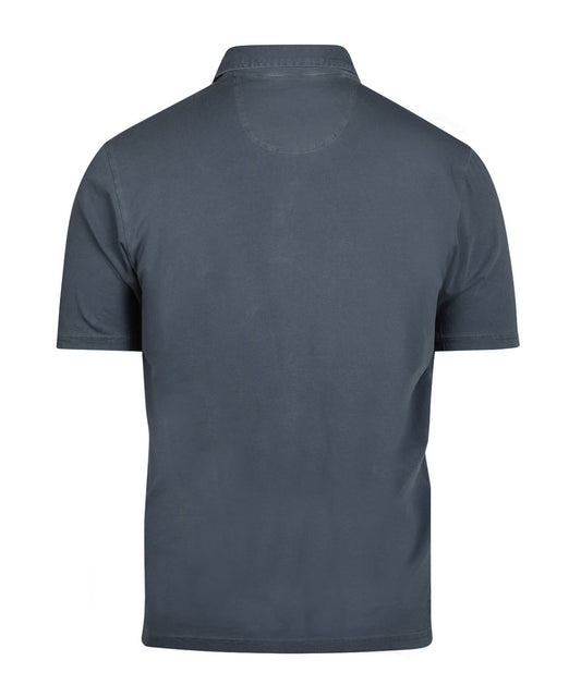 Lässiges Jersey-Polohemd, Kurzarm | Marineblau