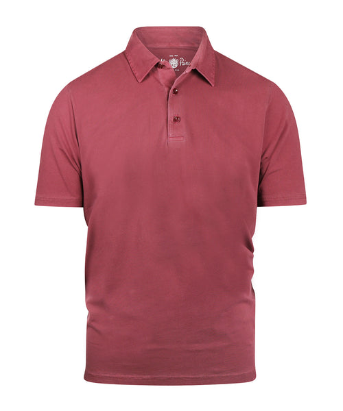 Casual Jersey Polo Short Sleeve | Red