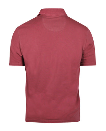 Casual Jersey Polo Short Sleeve | Red