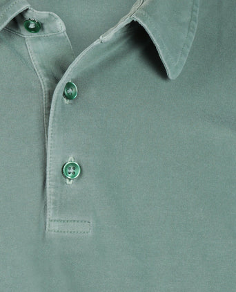 Casual Jersey Polo Short Sleeve | Green