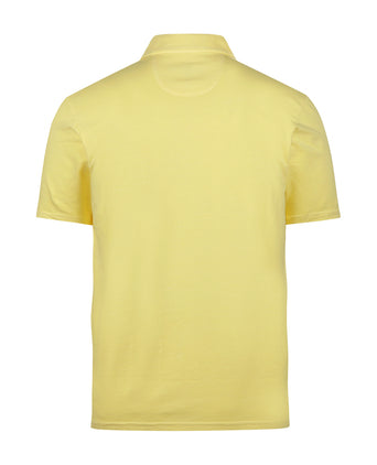 Casual Jersey Polo Korte Mouw | Geel