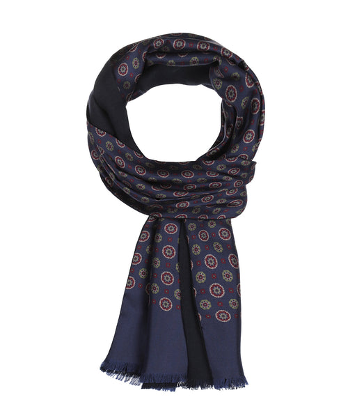 Scarf Silk/Wool | Blue