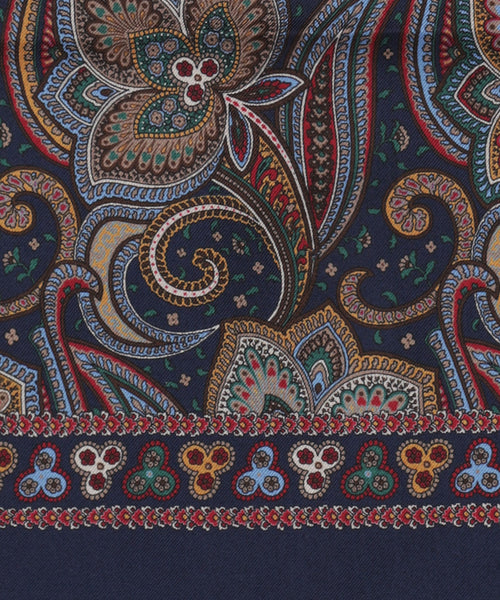 Scarf Silk/Wool | Blue