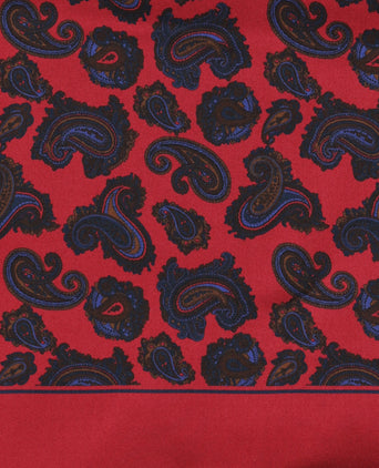 Sjaal Zijde/Wol | Rood