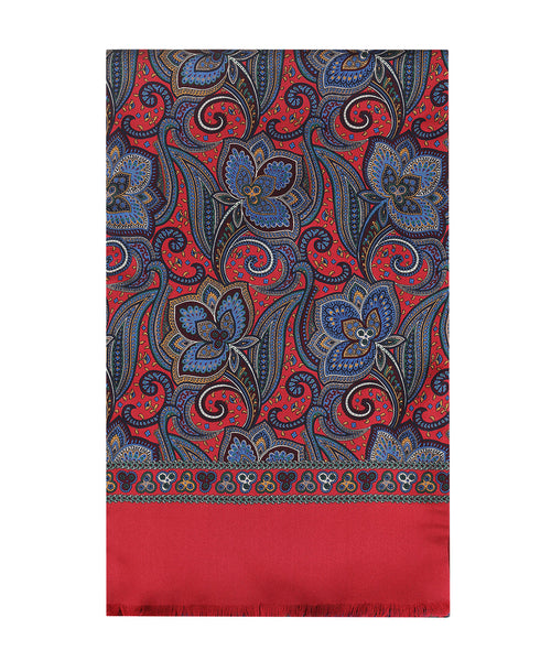 Scarf Silk/Wool | Red