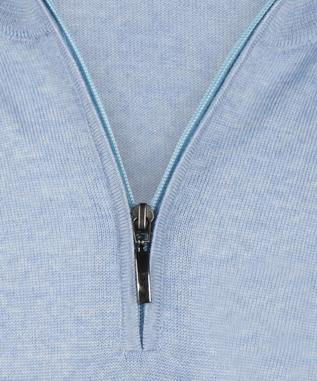 Merino Turtle rits | Licht Blauw