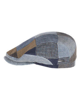 Stetson Driver Cap Patchwork | Blauw