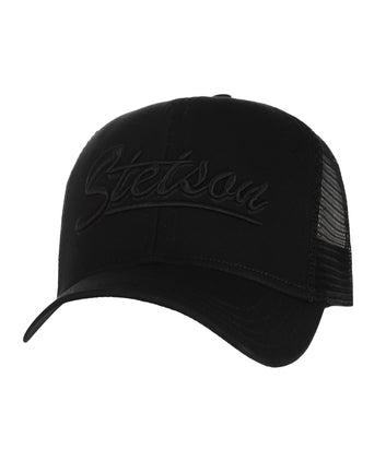 Stetson Trucker Cap Monochrome | Zwart