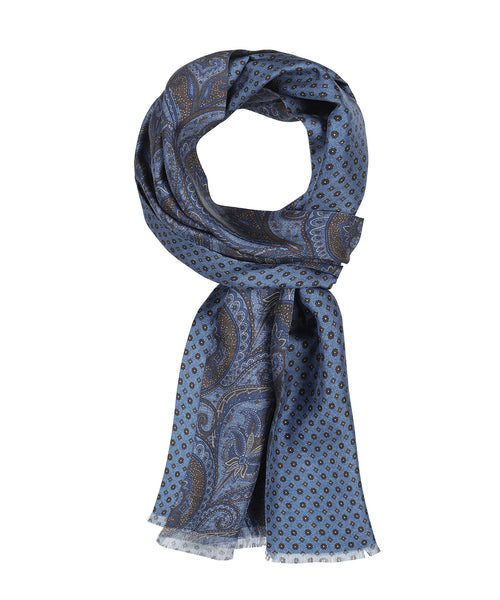 Scarf 100% Silk | Blue