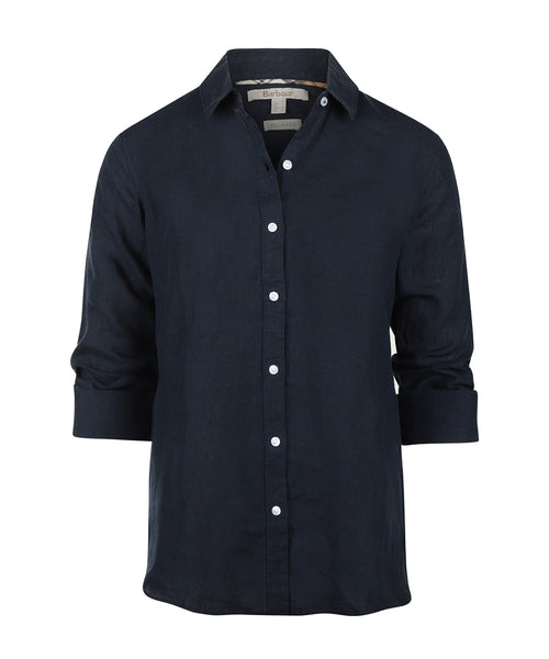 Barbour Shirt Dames | Navy Blauw