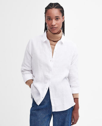 Barbour Shirt Dames | Wit