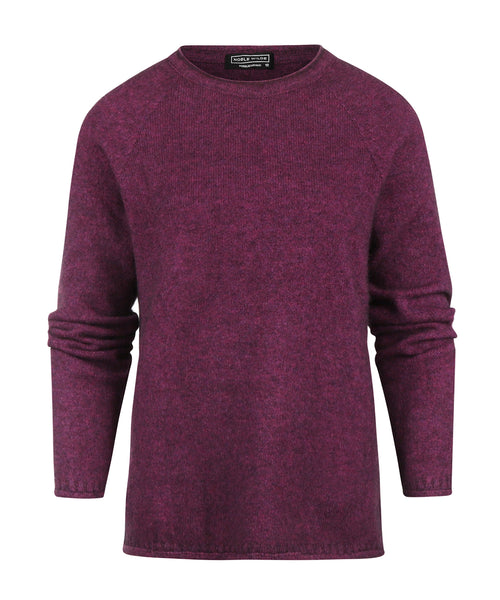 Noble Wilde Ronde Hals Dames | Paars