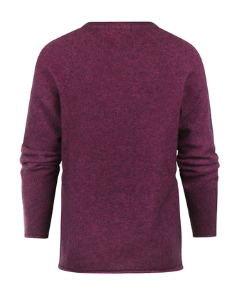 Noble Wilde Ronde Hals Dames | Paars