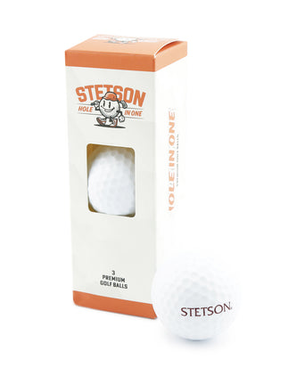 Stetson Premium Golf Balls | White