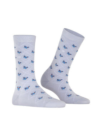 Burlington Sock Butterflies | Blue