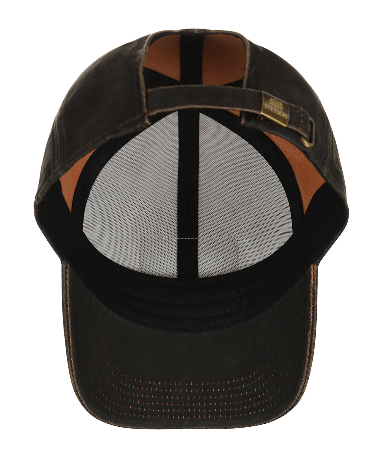 Stetson Baseballkappe mit Lederpatch | Braun