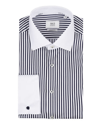 Eterna Shirt Double Cuff | Blue