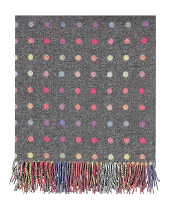 Lambswool Throw Blanket 140x180 cm | Grey