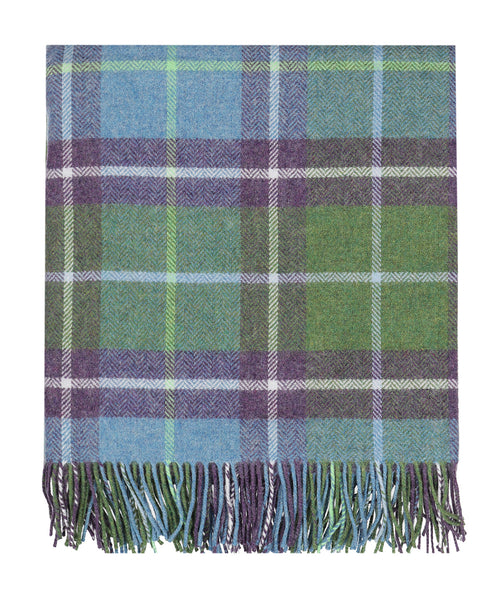 Plaid Lamswol 140x180 cm | Groen