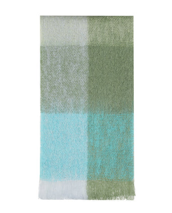 Sjaal Mohair 28X210 CM | Blauw